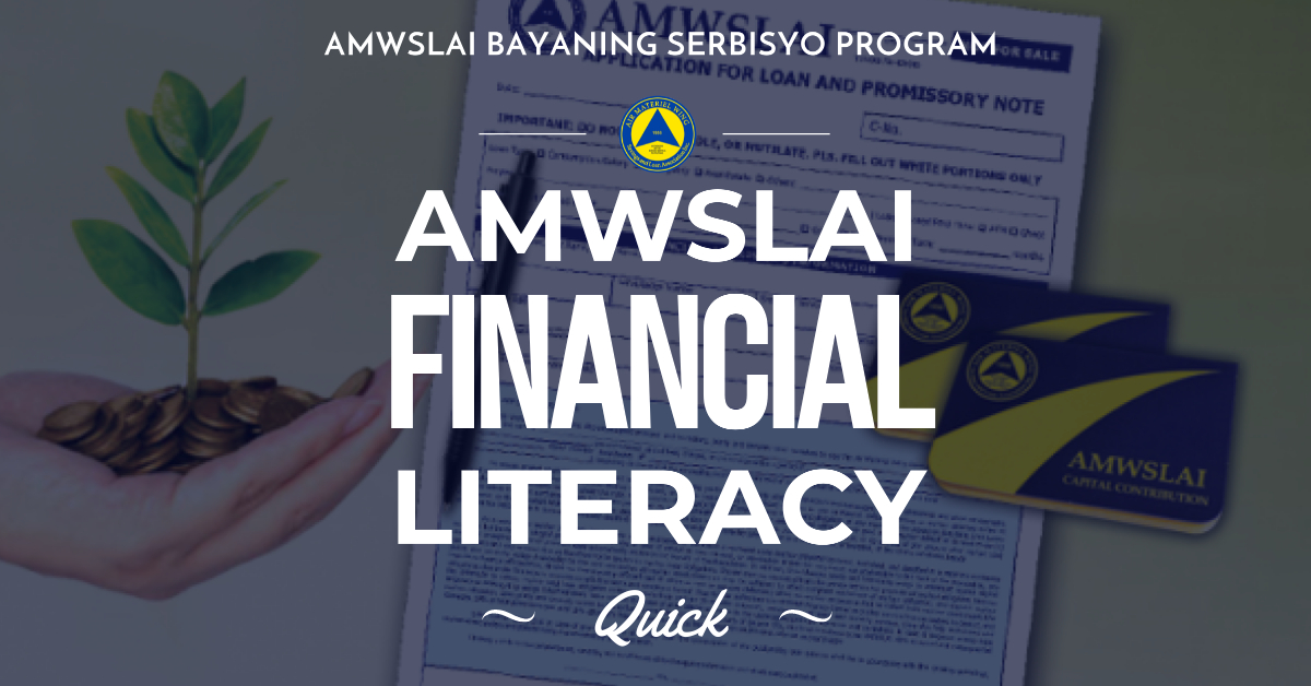 12-Minute Financial Literacy Program for AMWSLAI Members