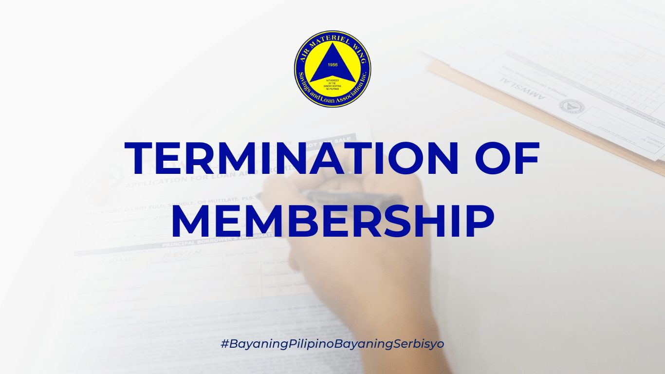 amwslai Termination of Membership Batch 20